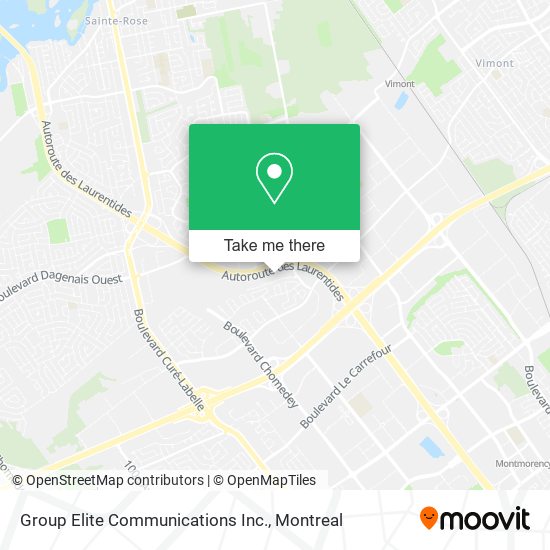 Group Elite Communications Inc. map