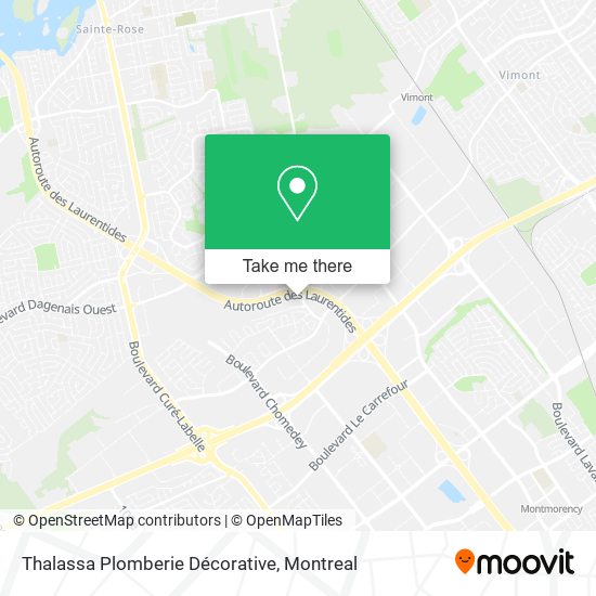 Thalassa Plomberie Décorative map