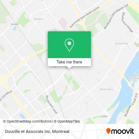 Douville et Associés Inc map