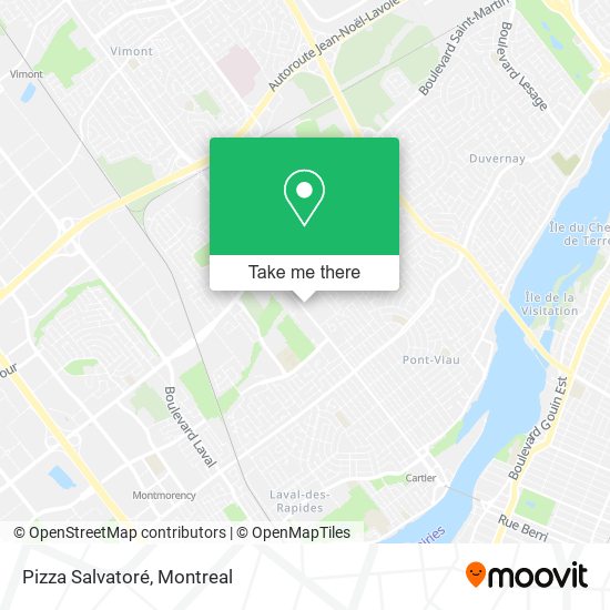 Pizza Salvatoré map