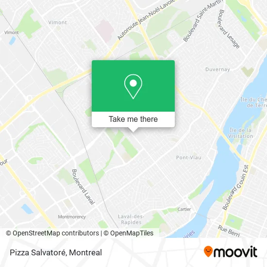 Pizza Salvatoré map
