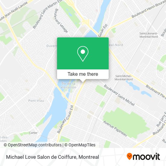 Michael Love Salon de Coiffure map