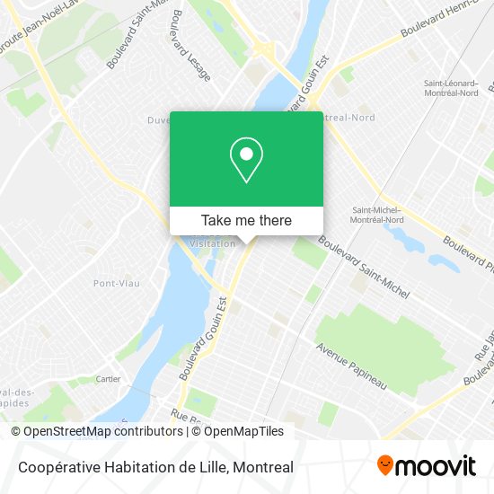 Coopérative Habitation de Lille map
