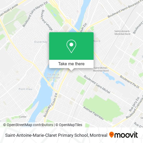 Saint-Antoine-Marie-Claret Primary School map