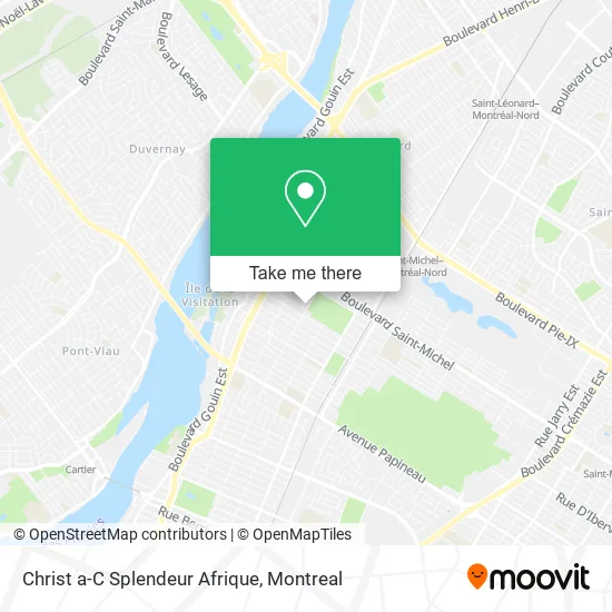 Christ a-C Splendeur Afrique map