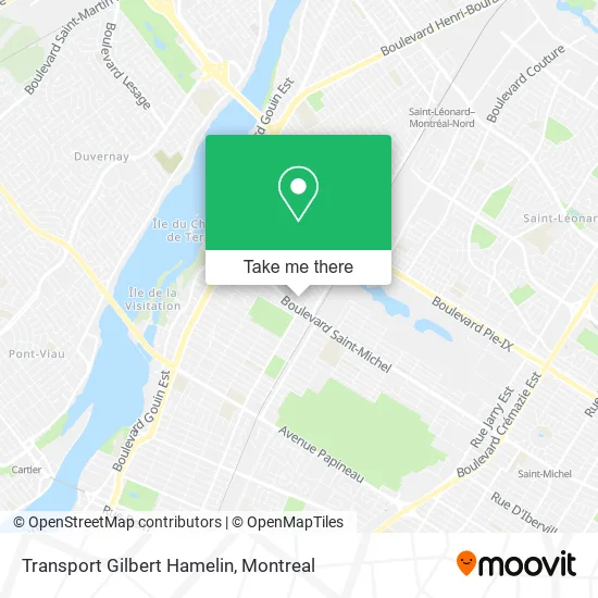 Transport Gilbert Hamelin map