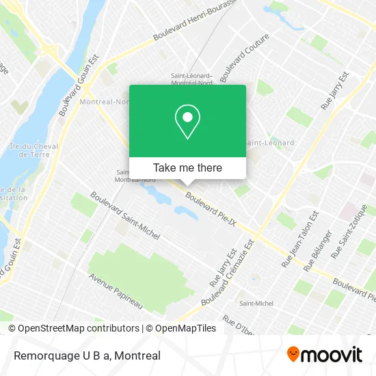 Remorquage U B a map