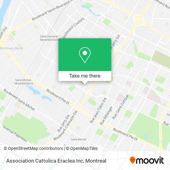 Association Cattolica Eraclea Inc map