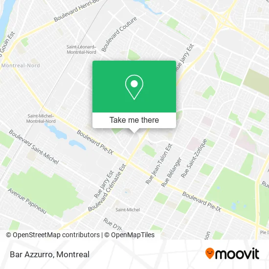 Bar Azzurro map