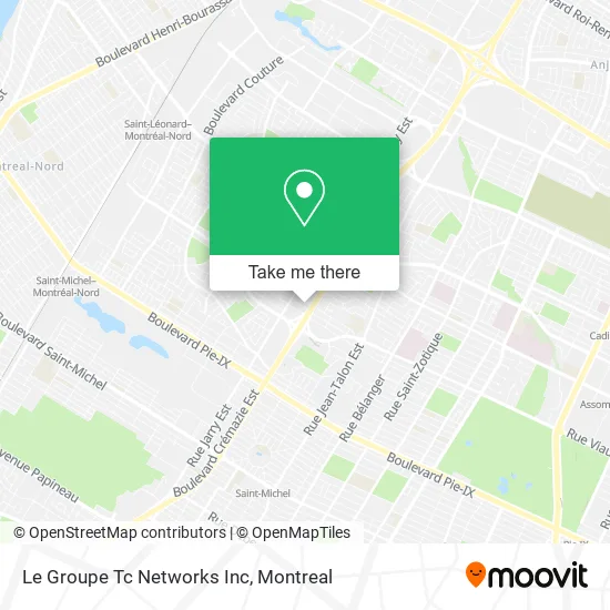 Le Groupe Tc Networks Inc map