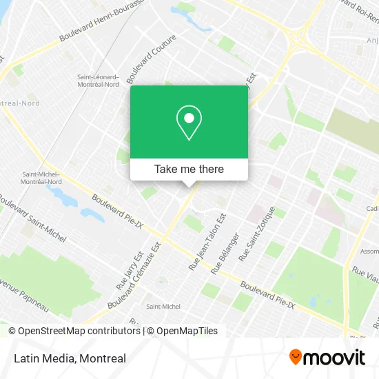 Latin Media map