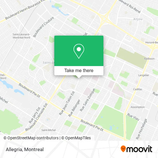 Allegria map