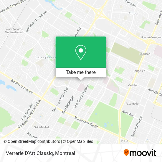 Verrerie D'Art Classiq map