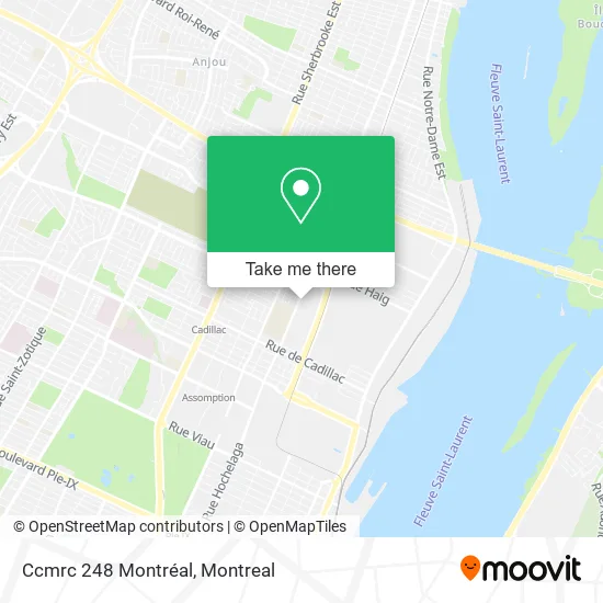 Ccmrc 248 Montréal map