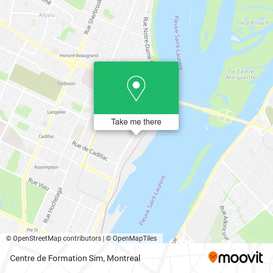 Centre de Formation Sim map