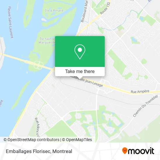 Emballages Florisec map