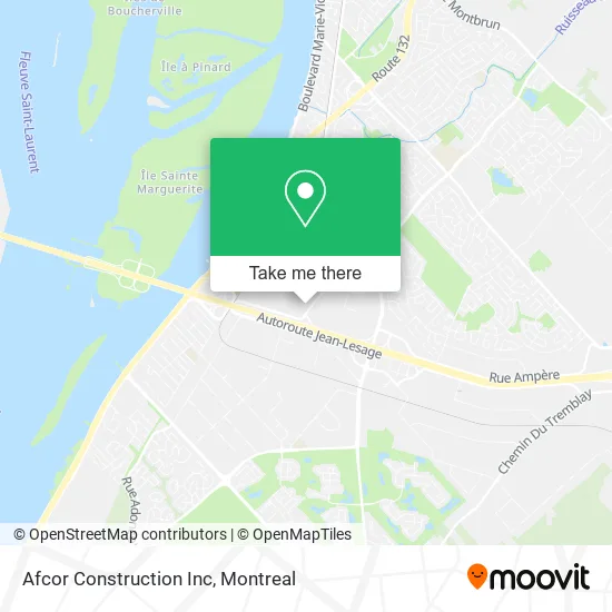 Afcor Construction Inc map