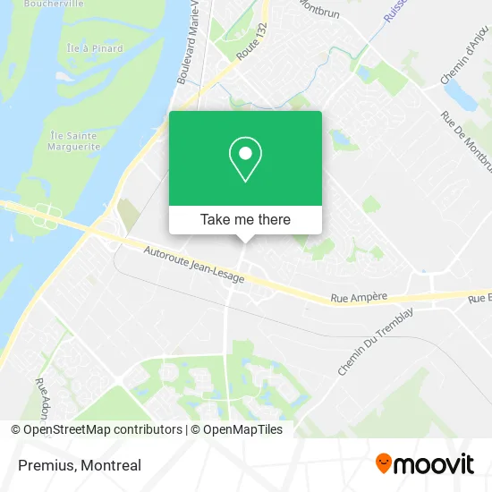 Premius map