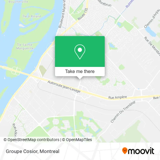 Groupe Cosior map