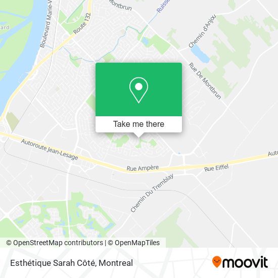 Esthétique Sarah Côté map