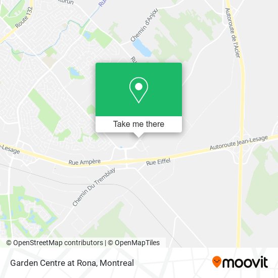 Garden Centre at Rona map