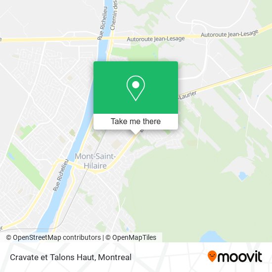 Cravate et Talons Haut map