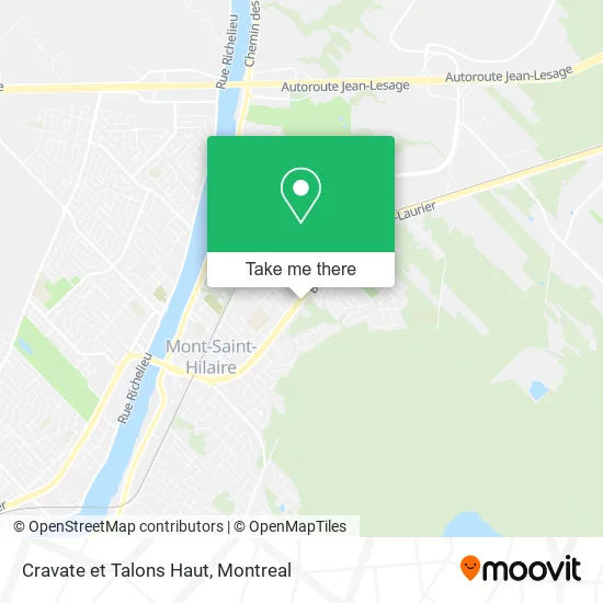 Cravate et Talons Haut map