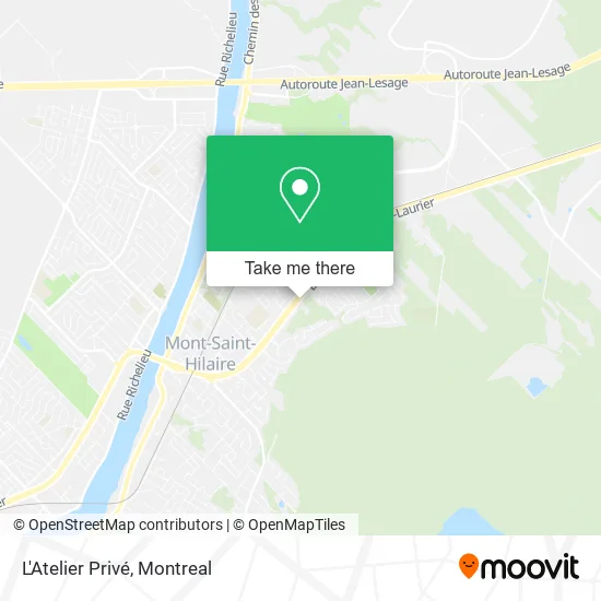 L'Atelier Privé map