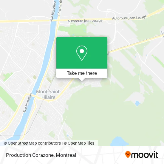 Production Corazone map