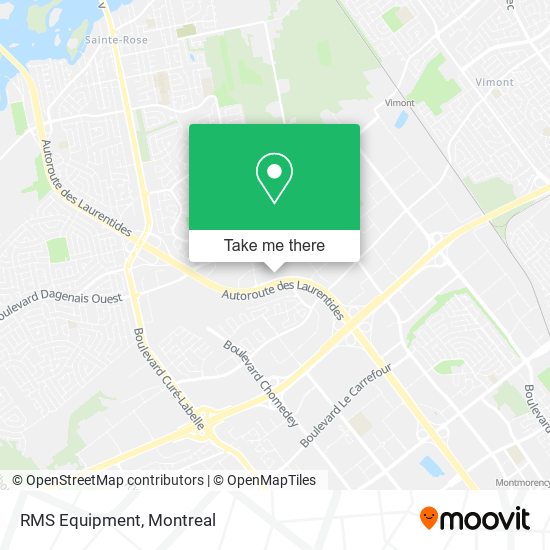 RMS Equipment map