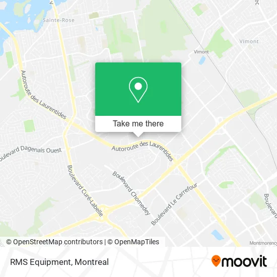 RMS Equipment map
