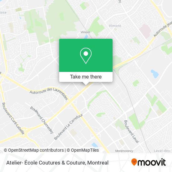 Atelier- École Coutures & Couture map