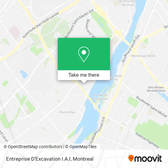 Entreprise D'Excavation I.A.I map