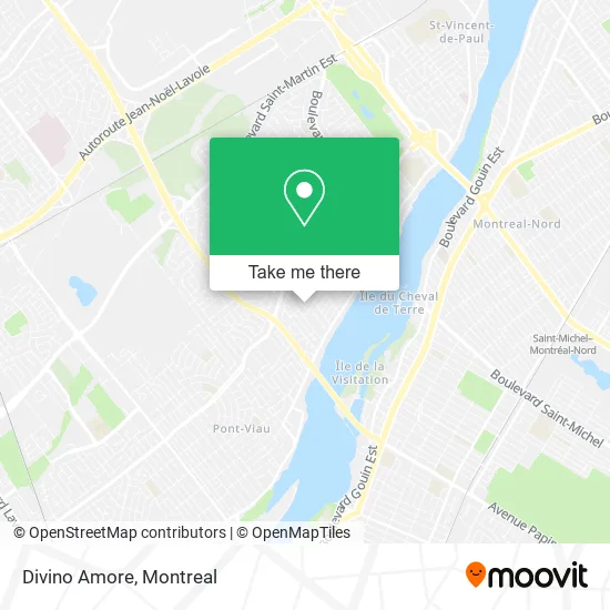 Divino Amore map
