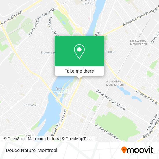 Douce Nature map