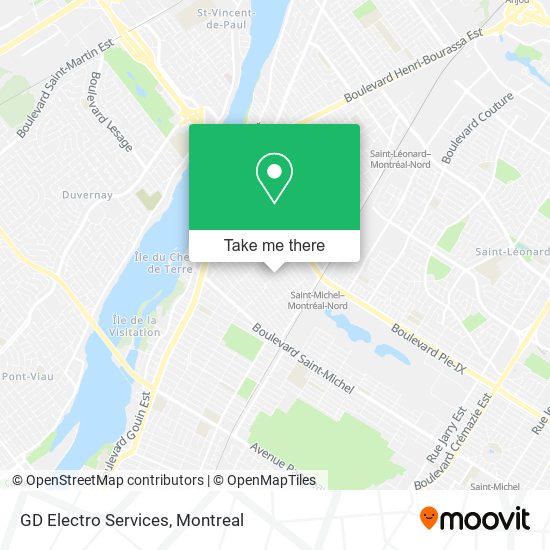 GD Electro Services map