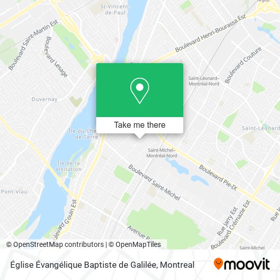 Église Évangélique Baptiste de Galilée map