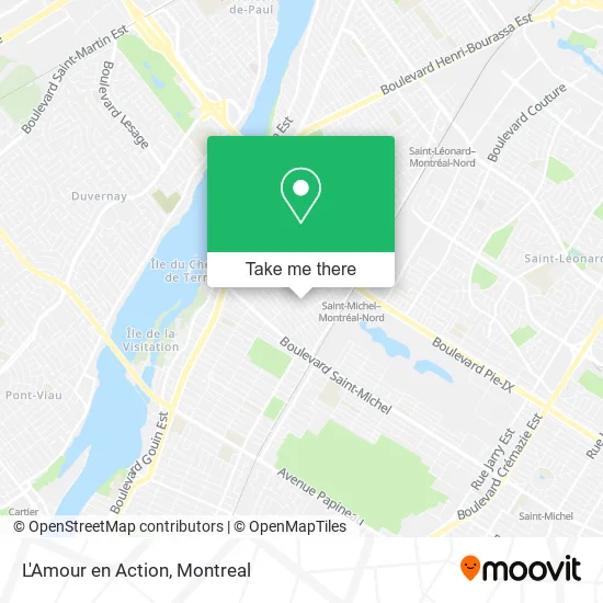L'Amour en Action map