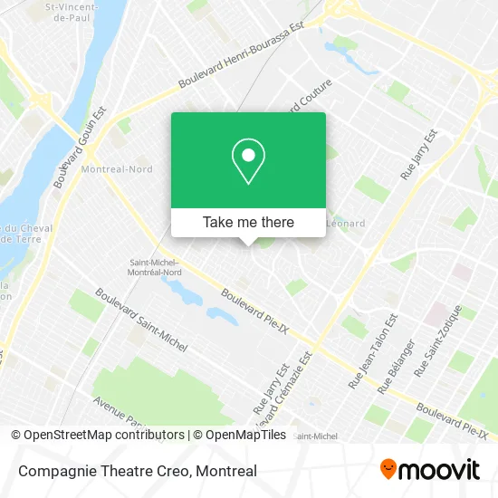 Compagnie Theatre Creo map