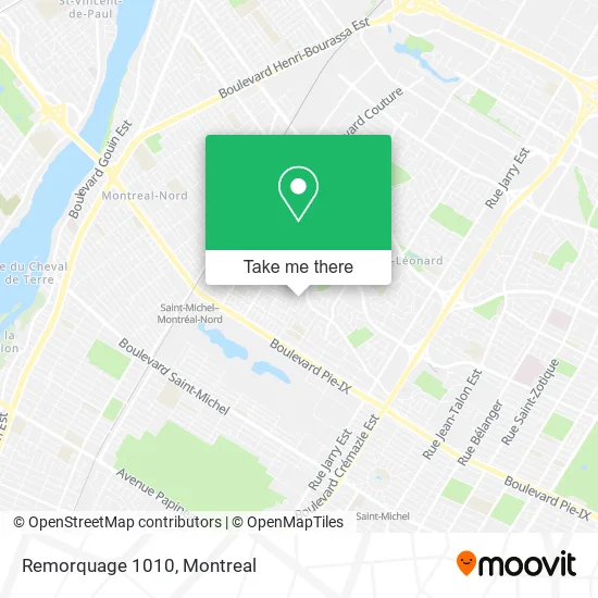 Remorquage 1010 map