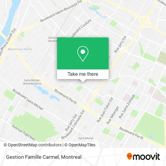 Gestion Famille Carmel map