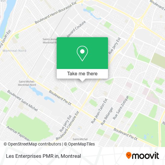 Les Enterprises PMR in map