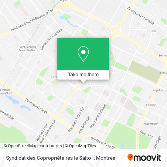 Syndicat des Copropriétaires le Salto I map