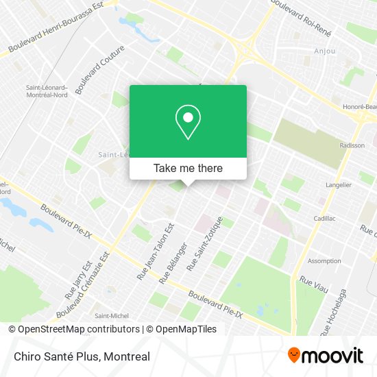Chiro Santé Plus map