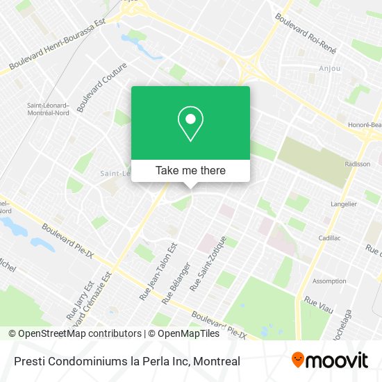 Presti Condominiums la Perla Inc map