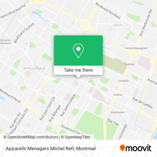Appareils Menagers Michel Refr map