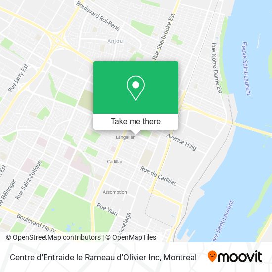 Centre d'Entraide le Rameau d'Olivier Inc map