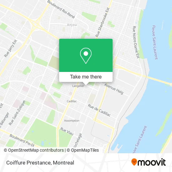 Coiffure Prestance map