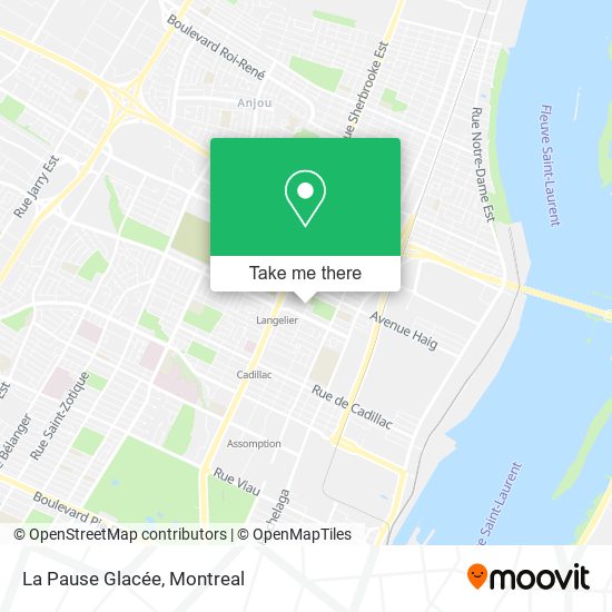 La Pause Glacée map