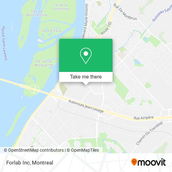 Forlab Inc map